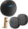Whimsii Wireless Dog Doorbell, Ring Bell to Go Outside, IP55 Waterproof Buttons, 55 Melodies, 4 Volume Levels & 950ft Range (Black, 1 Receiver 2 Transmitters)