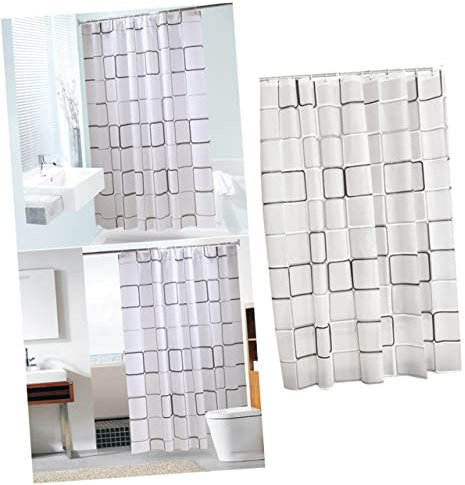 Alipis Duschvorhänge Stoffduschvorhänge Badezimmervorhänge Bedruckte Duschvorhänge Mit Cartoon-Motiven