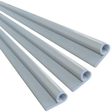 Campervan Awning C Rail Channel Motorhome Caravan Van attachment Rail C channel track 3x1.2cm Strips Powder Coated Silver Anodized Aluminium by KederUK