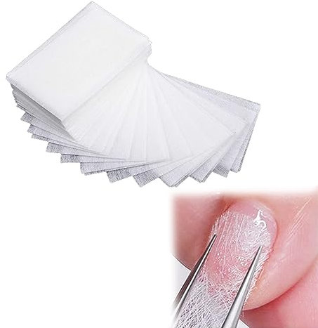 USTNIR 40 Pezzi Fibra di Vetro Ricostruzione Estensione Gel Acrilico Estensione Delle Unghie in Seta per Nail Art in Fibra Di Vetro