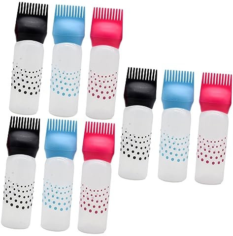 Housoutil 3er-set Haarfärbeflaschen-set Nachfüllbare Farbstoffbehälter Shampoo-flaschen Für Barbershop-styling-tools 3 Stück * 3