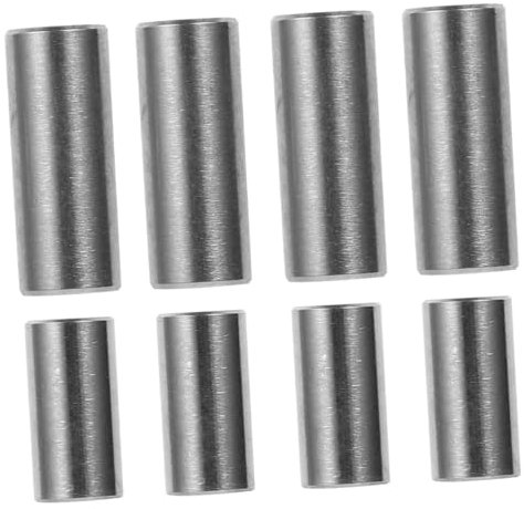 iplusmile 8 Stück Gewindehülsenstangen Aus Edelstahl 304 Runde Kupplungsmuttern M6x10x20 M8x12x30 Korrosionsbeständige Verbinder Für Innen Und Außenbereich