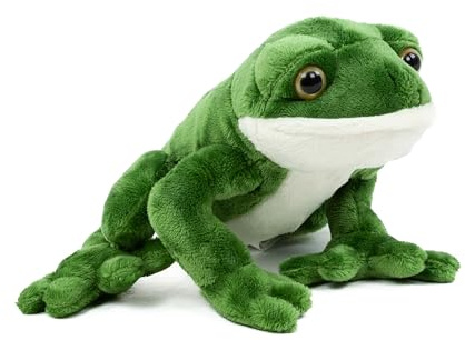 Teddys Rothenburg Kuscheltier Frosch 15 cm grün sitzend Plüschfrosch Plüschtier