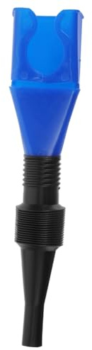 HEALEEP Imbuto Per Olio Per Veicoli Tubo Flessibile Regolabile e Morsetto Di Sicurezza Imbuto Piccolo Pieghevole in Plastica Per Rifornimento Auto e Veicoli e Riempimento Radiatore in Viaggio