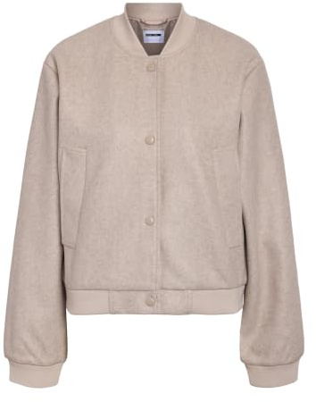NOISY MAY Bomber Jacket NMEDDI M, Silver Lining, M