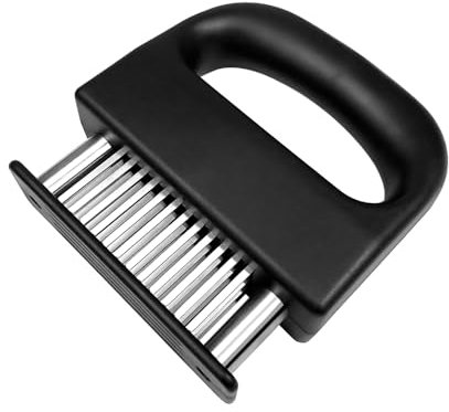 DONGKER Batticarne, Inteneritrice per Carne Affilato in Acciaio Inossidabile a 48 Punte, Strumento Inteneritore per Bistecca, Manzo, Pollo, Maiale