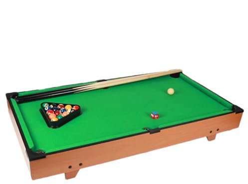 Kinder-Billardtisch: Kleines Tisch-Pool-Set für Kinder | Interaktiver Snookertisch mit Bällen und Queues | Verstellbarer Minii-Billardtisch | Pool-Spielbrett für Familientreffen, drinnen und draußen