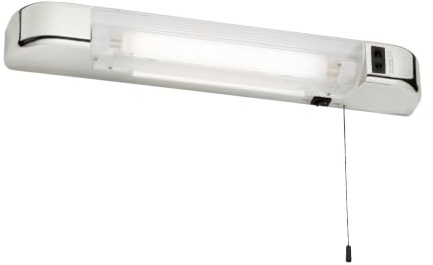 firstchoicelighting Rise - Chrome LED Bathroom Shaver Light