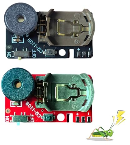 WUSJCOF 2 pcs Generadores De Ruido de Grillos, Máquina de Ruido Molesto Estilo Mago de Calabaza con Sonidos Generador de Pitidos de Ruido Oculto para Fiesta Escolar en Casa