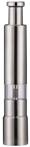 BIUDECO Molino de Pimienta Manual de Acero Inoxidable 304, Molinillo de Mano para Pimienta Negra, Herramienta de Cocina Resistente y Práctica para Uso Doméstico y Profesional