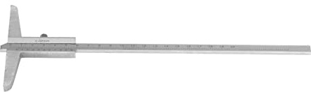 Tbest Calibrador Vernier de Profundidad, Calibre de Metal de 0-200 Mm, Micrómetro de Precisión de 0,02 Mm, Herramienta de Medición para Carpintería, Ingeniería Mecánica (0-200)
