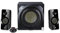 Woxter Big Bass 260 - Altavoces 2.1 150W, Subwoofer de madera, Rejilla metálica, Control de volumen con cable, AUX, Adecuado para TV, PC y videoconsolas, Bookself Speakers, color Negro