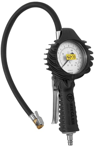 RIEGLER 136799-39.021 Stand.-Handreifenfüllmesser MS, Mano Ø 80 mm, geeicht, 0-12 bar, 1Stk