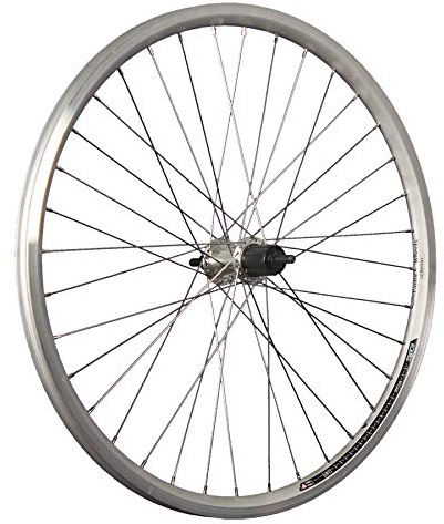 26 Zoll Hinterrad X-Plorer Hohlkammer Felge Shimano Cues NN-300 7-11 Fach Silber