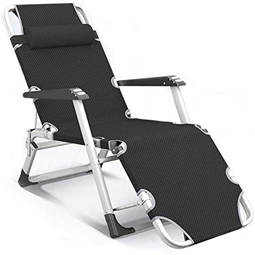 Outdoor Indoor Lounge Stuhl Camping Patio Schwerelosigkeit Stühle, leichte verstellbare Garten Outdoor Relaxer Lounger Metall Klappstühle