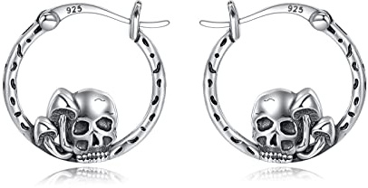 POPLYKE Pilz Ohrringe Sterling Silber Schmuck für Frauen Geschenke