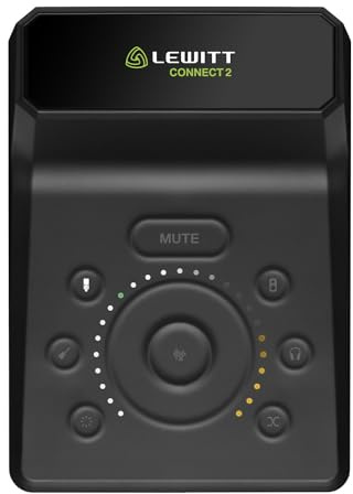 LEWITT CONNECT 2 USB-C Audio Interface mit XLR und Hi-Z Gitarreneingang | Einfaches Setup für Recording, Streaming und Podcast - inkl. USB-C Kabel, Cubase LE und Space Replicator Essential