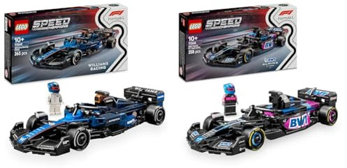 LEGO Speed Champions Formula One Bundle 5 - incl. BWT Alpine F1 Team A524 (77248) & Williams Racing FW46 F1 (77249) Race Car Toys, Gift for 10+ Year Old Boys, Girls & Adult Motorsport Fans, Gift Idea
