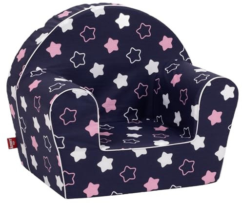 Knorrtoys 74032 - Kindersessel - Star Blue pink