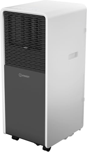 INDESIT PAI212COW - Condizionatore Portatile 12000 BTU/h con Tubo di Scarico e Deumidificatore, Condizionatore Senza Unità Esterna, Aria Condizionata Portatile, Elettrodomestici per la Casa, Classe A
