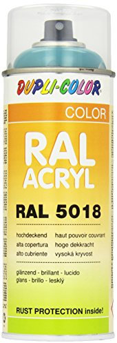 Dupli-Color 518515 RAL-Acryl-Spray 5018, 400 ml, Türkisblau Glanz