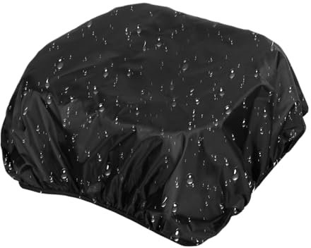 Baoblaze Abdeckung Fahrradkorb Vorne, Fahrrad Korbabdeckung Wasserdicht, Fahrradkorb Abdeckung Regenfest, Bike Basket Cover, Bicycle Basket Rain Cover für Mountainbikes, Dreiräder, Schwarz, L