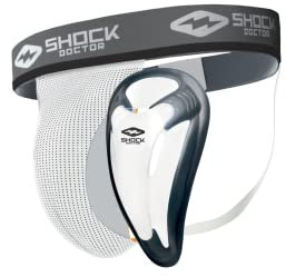 Shock Doctor – skyddshandske – BioFlex – vuxen man – testikelskydd – bekvämt och säkert – boxning – kampsport – MMA – hockey (213)