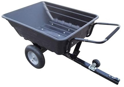 LawnBoss TURFMASTER - Remorque/Brouette Basculante 250kg pour autoportée - PCT250