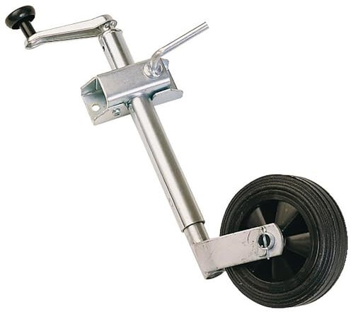 Roue jockey diam. 35 mm, collier bride de fixation