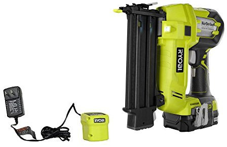 Ryobi P1851 18V One+ Airstrike 18-Gauge Cordless Brad Nailer Kit (Includes P320 Brad Nailer, P102 Battery, and P119 Charger)