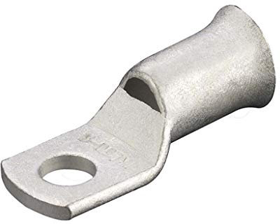 UKCable-Ties Copper Tube Terminals 16mm² x 10mm Crimp/Solder Cable Ends Battery Starter Lug Ends - 10 Pack