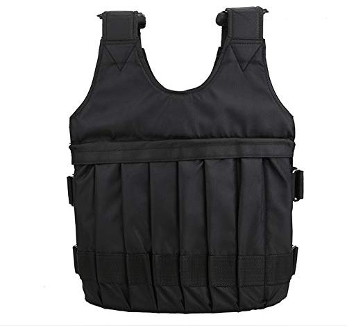 Dioche Oxford verstellbare Gewichtsweste, Boxtraining Verstellbare Gewichtsweste, Sport-Fitness-Training, ohne Sand oder Stahlplatte, das maximale Gewicht beträgt 20 kg