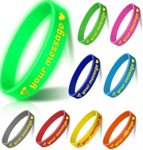TEMEITE Braccialetti in silicone personalizzati Cose fresche Braccialetto rosso Braccialetti in gomma Braccialetto in silicone Braccialetti da uomo personalizzati Braccialetti in gomma, Silicone