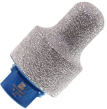 Broca Fresado Diamante 20-35mm ,BRSCHNITT Broca de Dedo Diamante para Agrandar Esmerilado Orificios Existentes en Azulejos Porcelana Cerámica Mármol Granito de Piedra M14 Rosca
