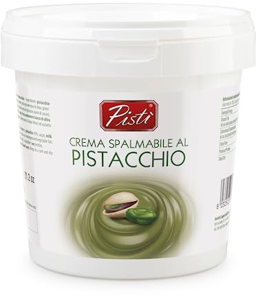 Pistì - Crema Spalmabile al Pistacchio - Con Pistacchi Verdi Selezionati, Lavorazione Artigianale, 100% Naturale - 1 kg