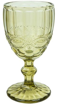 Garcia de Pou 6 Unidades - Copas Vino 'Vintage' 260 Ml Ø8X15.5 Cm Verde Cristal