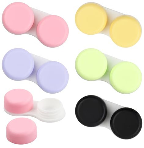 Cozlly 20PCS Custodia per Lenti a Contatto, Colorful Custodia per Lenti a Contatto, set per lenti a contatto, Custodia Portatile per Occhiali a Prova di Perdite, Porta Lenti a Contatto da Viaggio