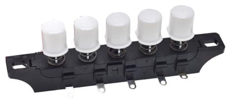 Replacement Electric Fan Key Switch Gear Switch Electric Desk Fan Floor Fan Piano Key Switch 5 Key Switch Button Table Fan Switch