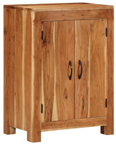vidaXL Sideboard, Kommode mit Stauraum, Anrichte Schrank für Wohnzimmer, Highboard Beistellschrank Mehrzweckschrank, Massivholz Akazie