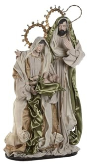 Home ESPRIT Presepe di Natale Verde Beige 48 x 28 x 90 cm