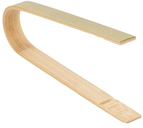 Monouso | 100 Pinzas de bambú desechables, 9cm, Bambú Natural, Pinzas de Degustación, Mini Pinzas de Bambú, Utensilios de Cocina, Pinzas para Pan, Biodegradables, Reciclables.