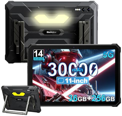 BLACKVIEW Active 10 PRO (Tablette Robuste 5G - 10.95'' - 12/256GB - 30000mAh) Black