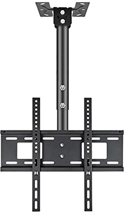 KCGCIHMS Supporto TV da Parete, Supporto TV da soffitto, Supporto TV da soffitto Girevole Regolabile per la Maggior Parte dei televisori da 26-60 Pollici, Regolazione telescopica dell'altez