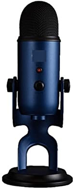 Msuiiixcccc Blue Yeti USB Microphone Condenser Mic USB Noise Reduction Professional Recording Live Broadcast Compatible With PC And Mac (Color : Blue)