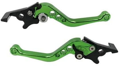 Leva del freno Leva Della Maniglia Del Freno A Doppio Disco In Lega Di Alluminio Regolabile Per Scooter Elettrico Bicicletta 1 Paio Di Parti Di Ricambio Per Moto Leva frizione(Verde)