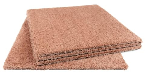 Dalles de moquette plombante (Rose, 1 m²)