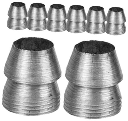 Toyvian 8pezzi Cuneo Metallico per Manico d Cuneo per Martello per Manico di Martello per Utensile Cunei Conici