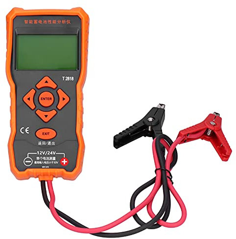Majatou Tester batteria per auto, di ricarica analizzatore tester relè automobilistico 12 24V per tutte le batterie di avviamento automobilistiche, T2818