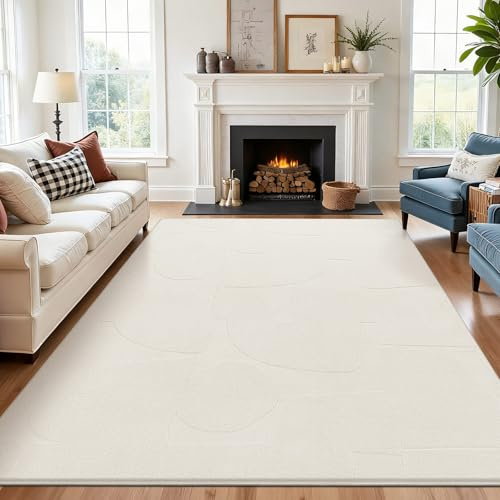 SHACOS Alfombra Moderna de Pelo Corto para Salón, Dormitorio, Suave, Antideslizante, Lavable, Alfombras para Habitación, 80 x 150 cm