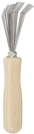 Xiuganpo Detergente per Spazzole per Capelli Detergente per Pettini per Capelli Efficiente e Rapido per il Salone di Casa con Manico in Legno